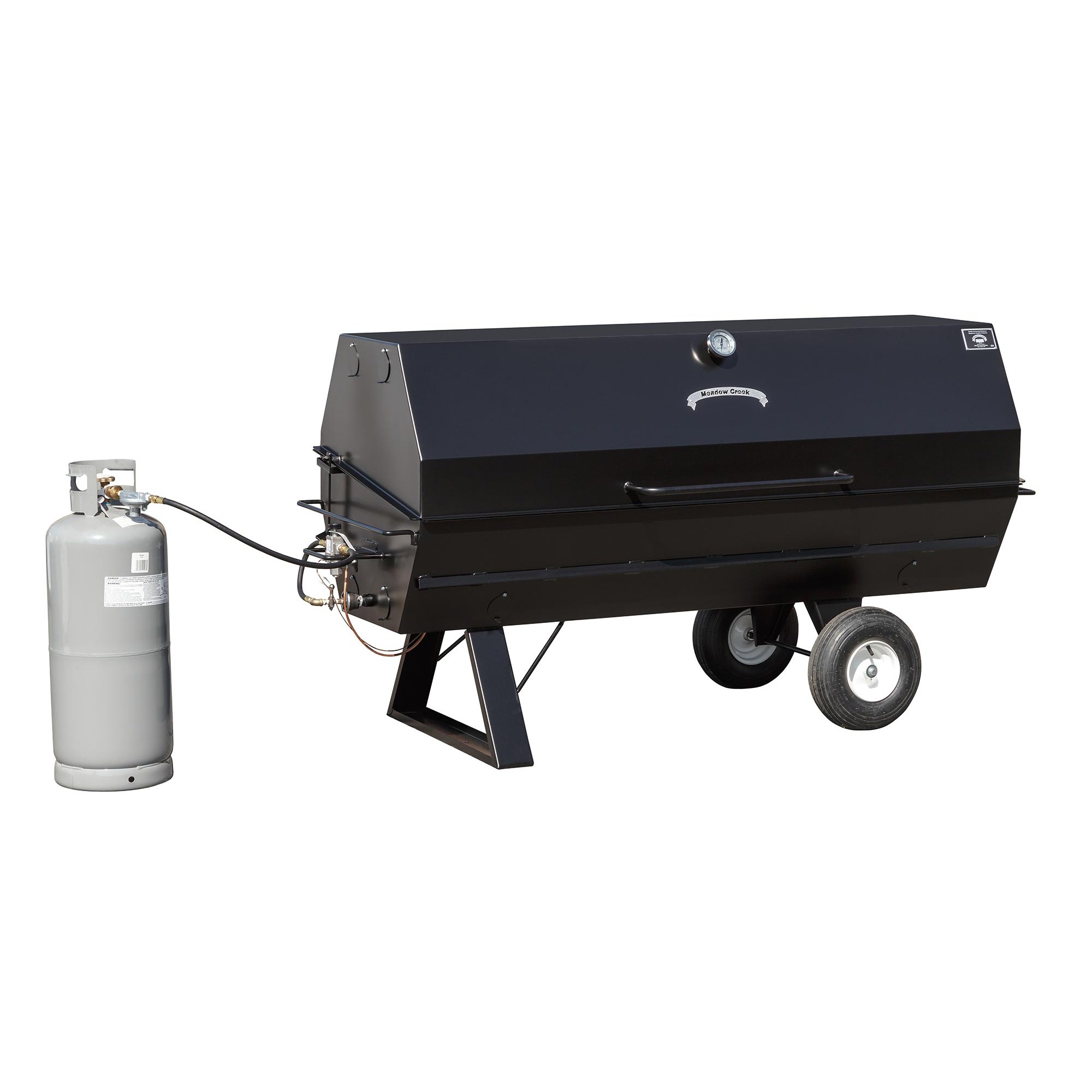 meadowcreek propane grill with stainless steel calibratable thermometer meadowcreek propane grill