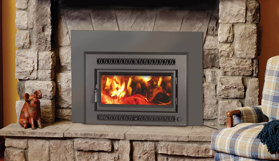 fireplacex wood fireplace insert with a three-sided convection chamber fireplacex wood fireplace insert