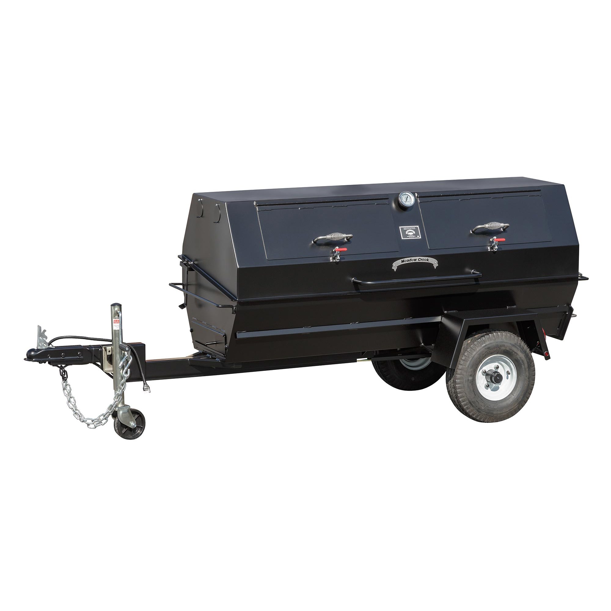 Meadow Creek PR72T 72″ Charcoal Pig Roaster Trailer pig roasting trailer