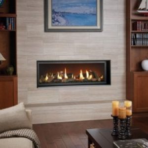 linear gas fireplace