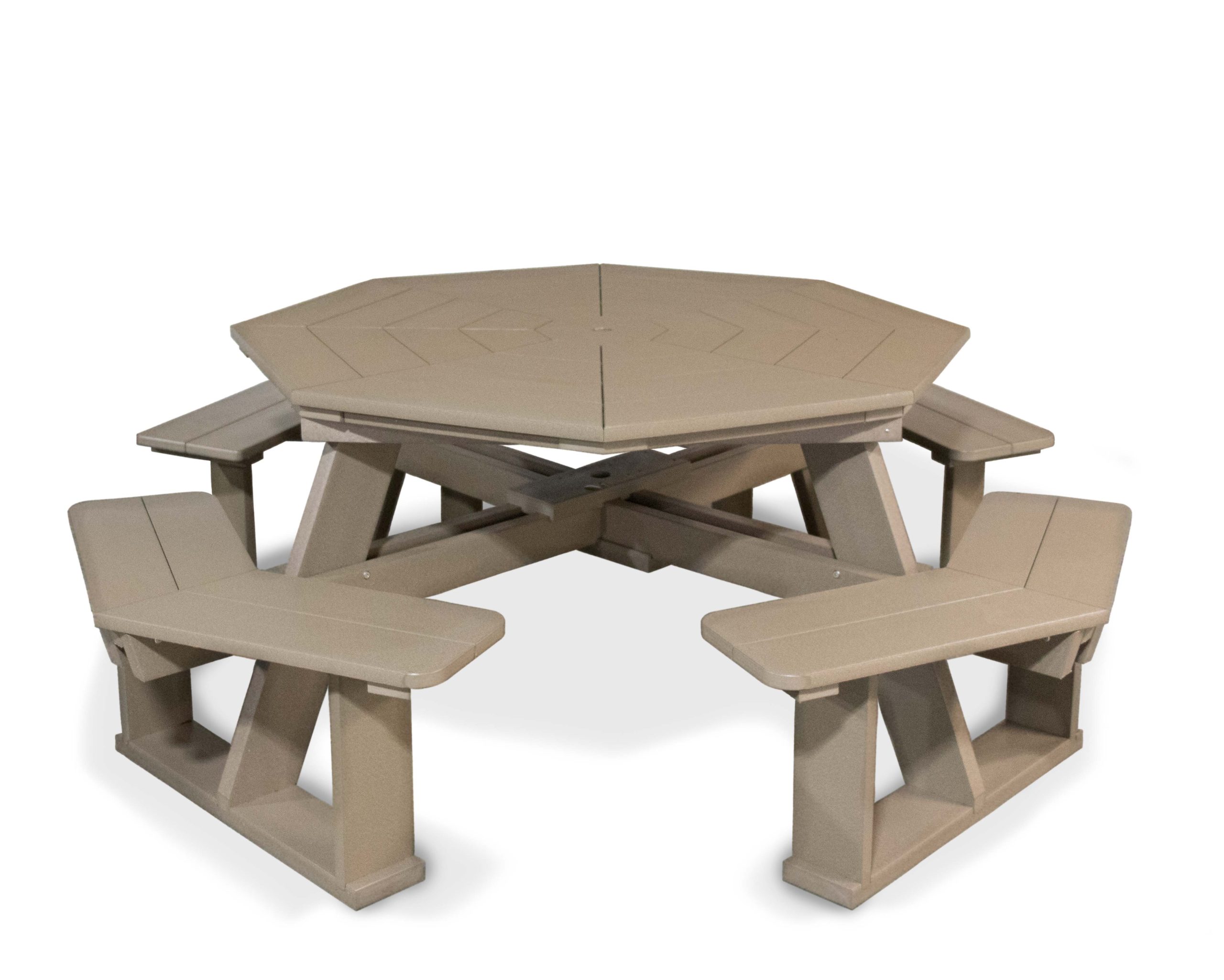 Poly Outdoor Dining Collection octagon outdoor table