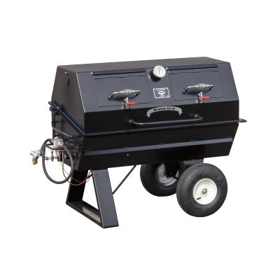 Quickly and easily roast a whole hog with a portable gas grill portable gas grills