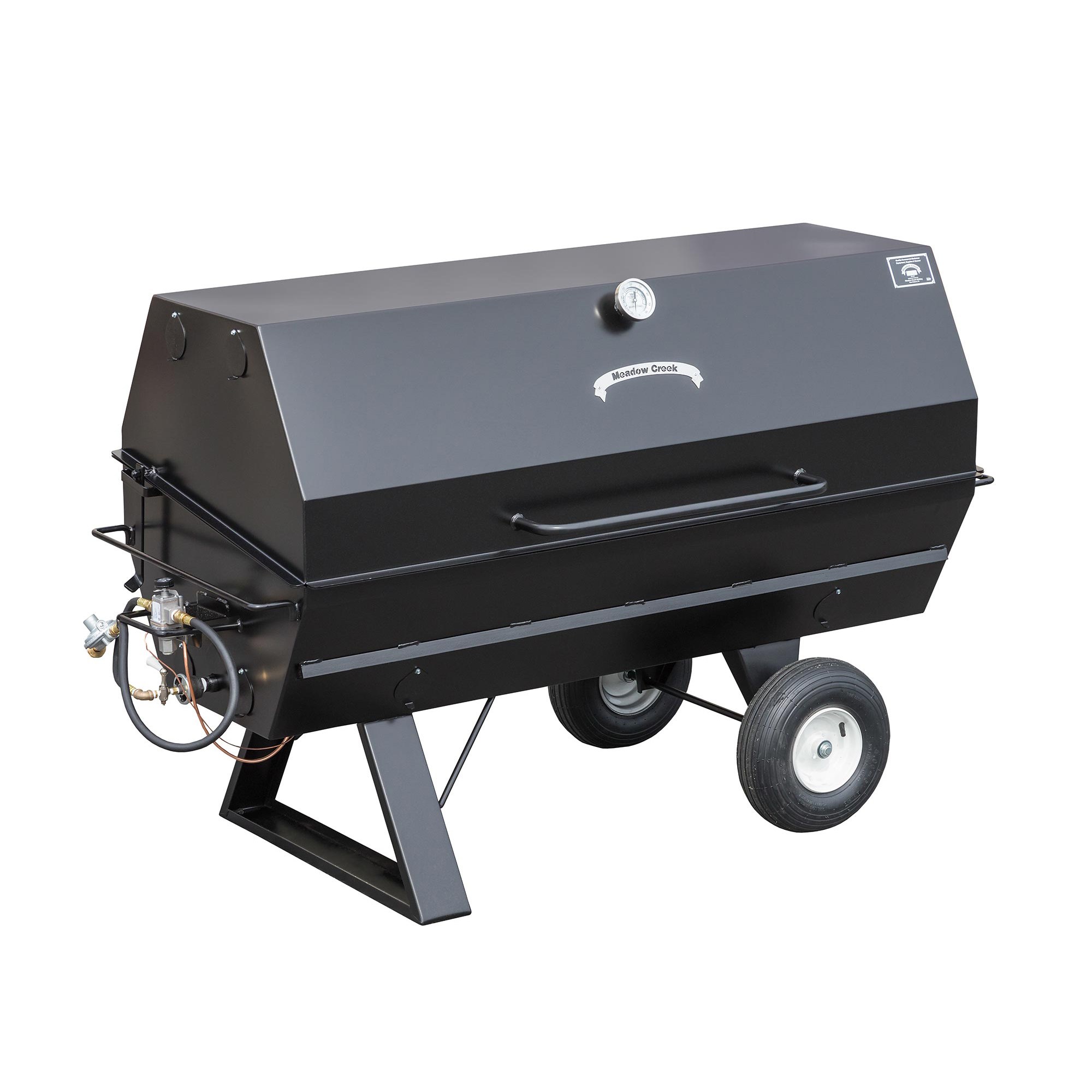 gas bbq with a revolutionary design that eliminates charring gas bbq